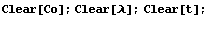 Clear[Co] ; Clear[] ; Clear[t] ; 
