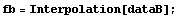fb = Interpolation[dataB] ;