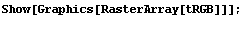 Show[Graphics[RasterArray[tRGB]]] ; 
