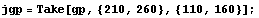 jgp = Take[gp, {210, 260}, {110, 160}] ;