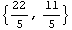 {22/5, 11/5}