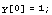 y[0] = 1 ;