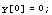 y[0] = 0 ;
